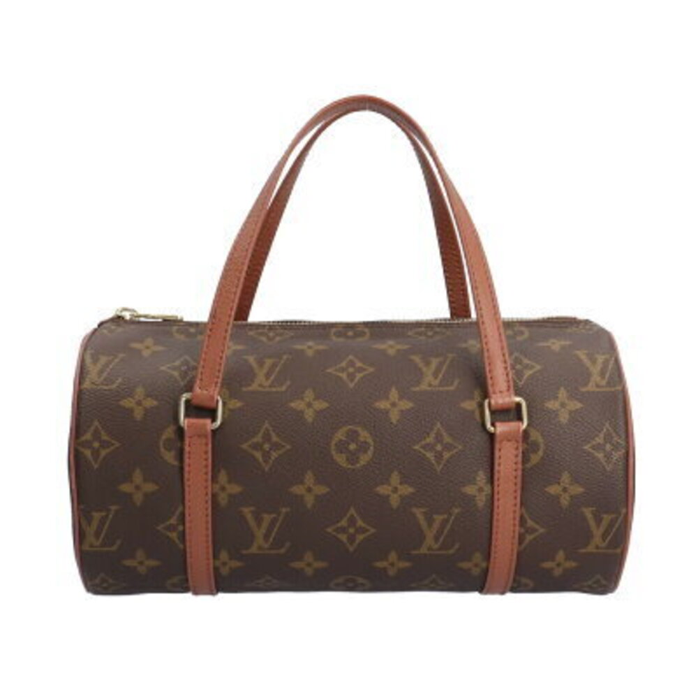 Louis Vuitton Papillon Monogram Shoulder Bag Canvas Brown